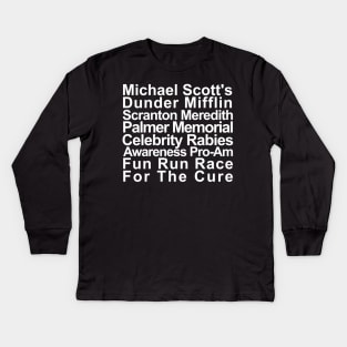 The Office - Running Shirt Kids Long Sleeve T-Shirt